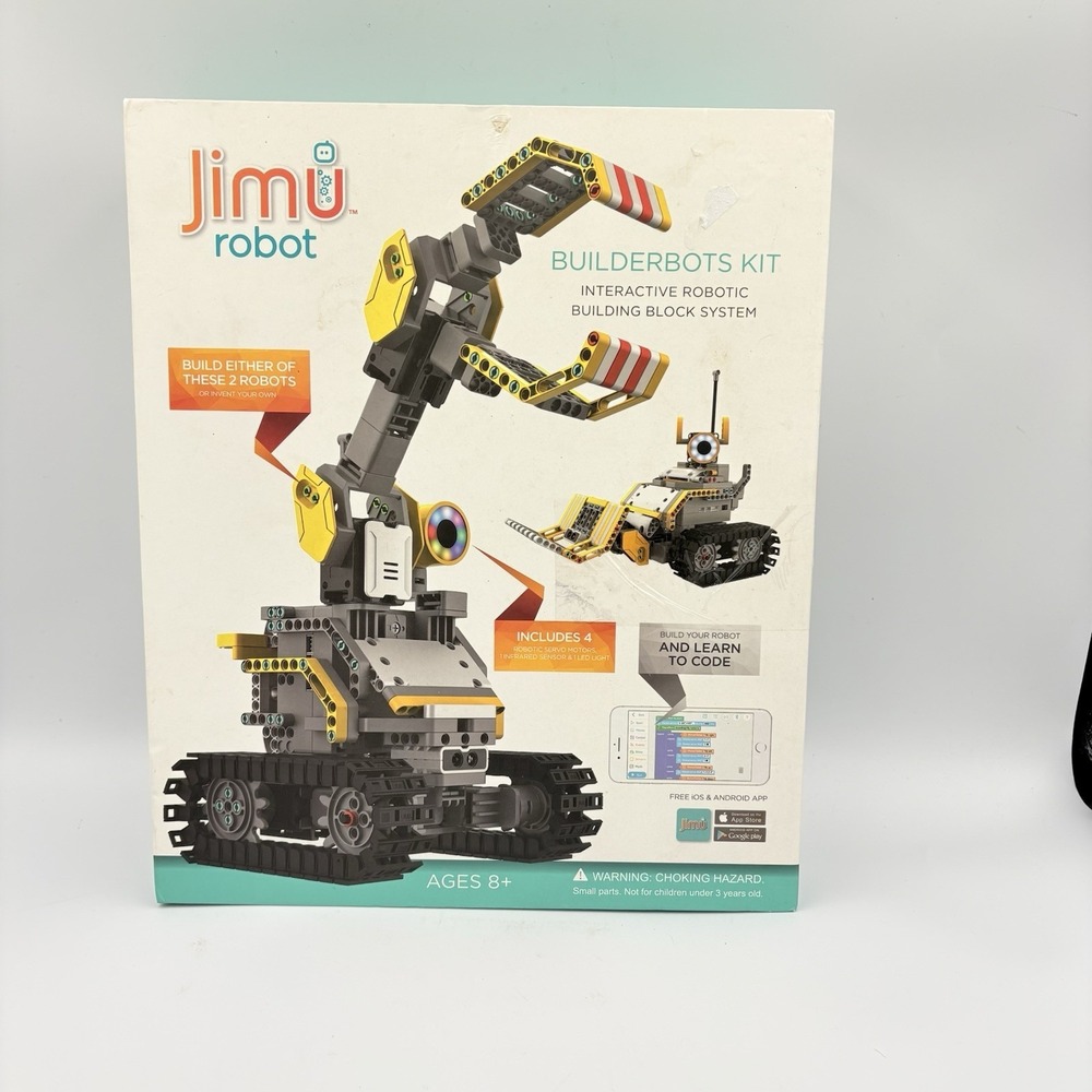 Jimu Robot Builderbots Kit Interactive Robotic Building Block System New Opened